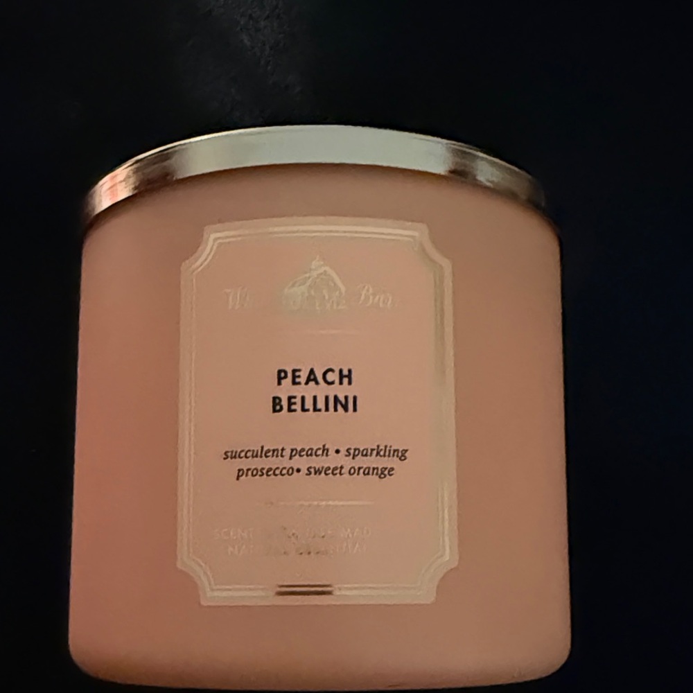 White Barn Peach Bellini Candle - Never Burned